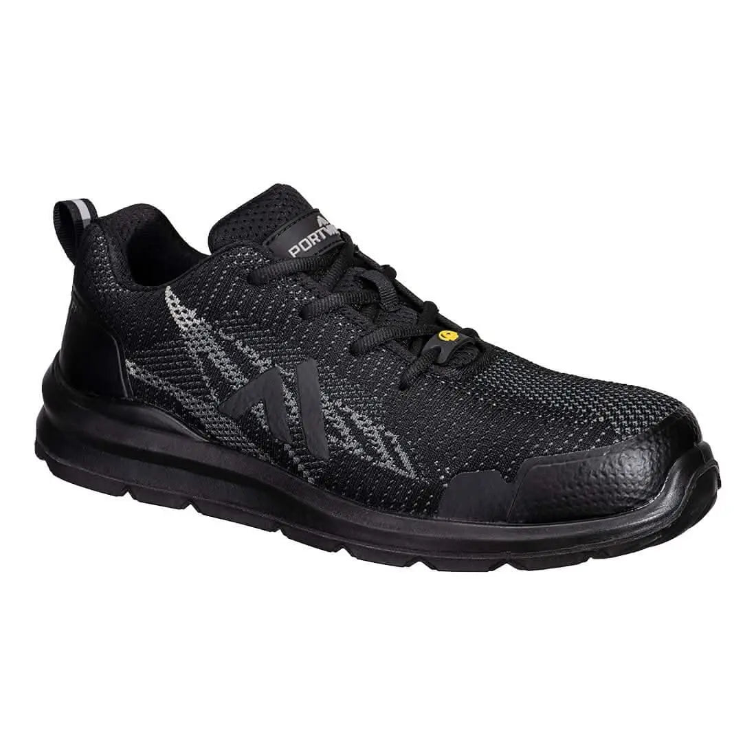 Composite Textile Trainer S1 Ps Esd Sr Fo Fc32 - Black Zoom Grey - Customisable Trainers