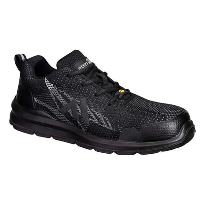 Composite Textile Trainer S1 Ps Esd Sr Fo Fc32 - Black Zoom Grey - Customisable Trainers