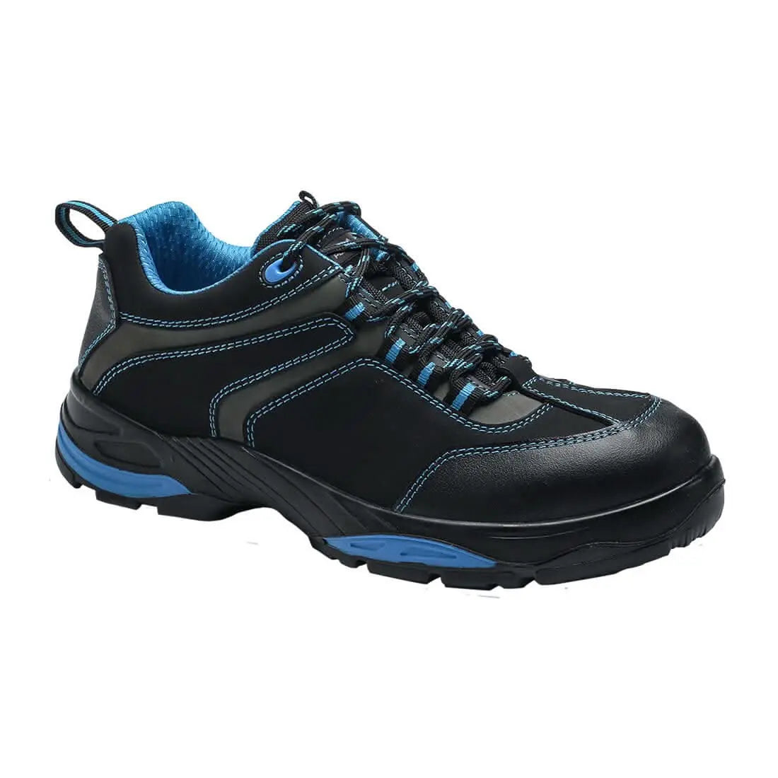 Composite Nubuck Leather Low Shoe S3 S Hro Fo Sr Fc61 - Blue - Customisable Shoes