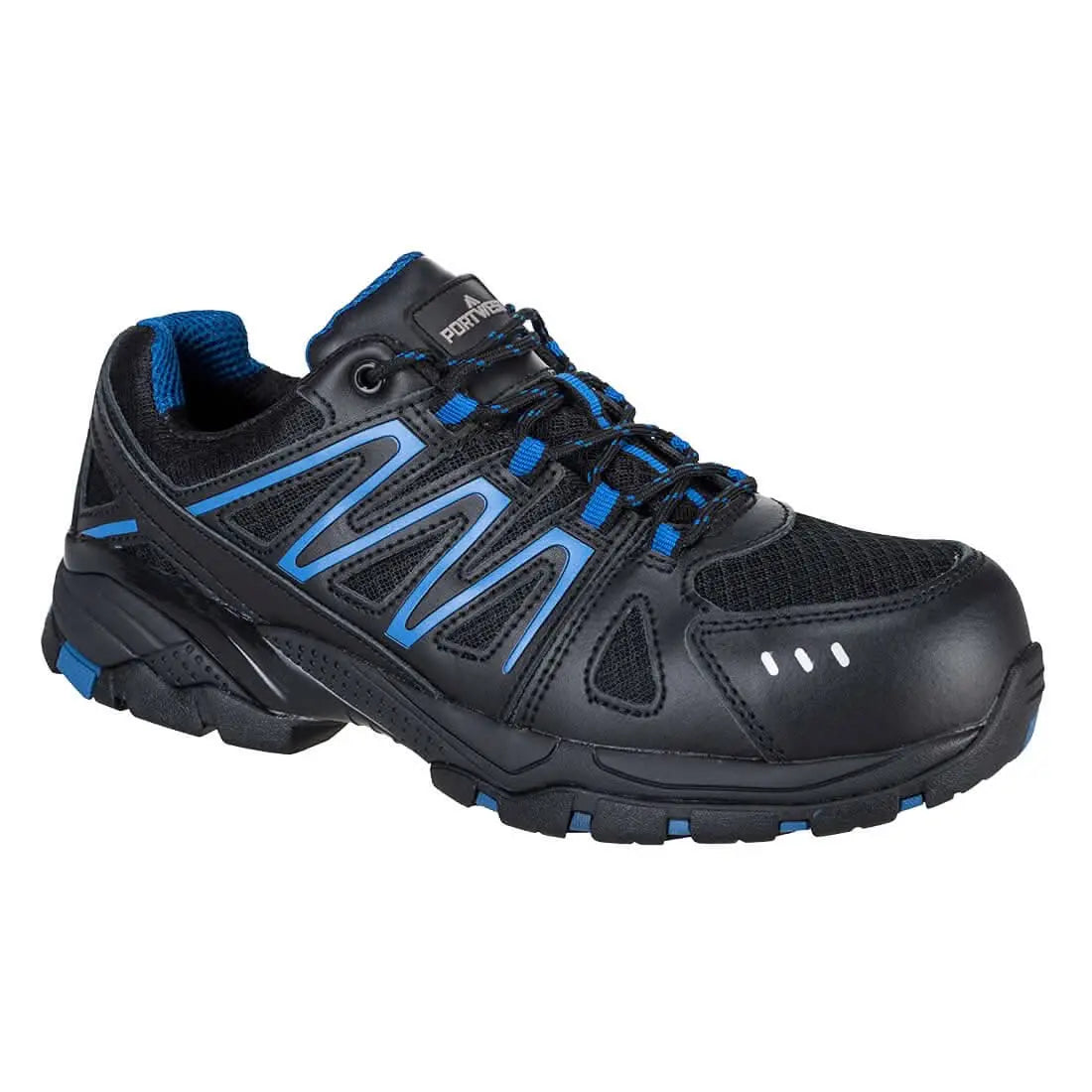 Composite Action Leather Trainer S1 Pl Fo Sr Fc67 - Black - Customisable Trainers