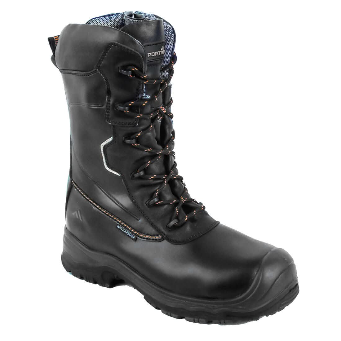 Portwest Composite Leather Traction Boot 10 S7L Hro Ci Fo FD01 - Black - Customisable Boots