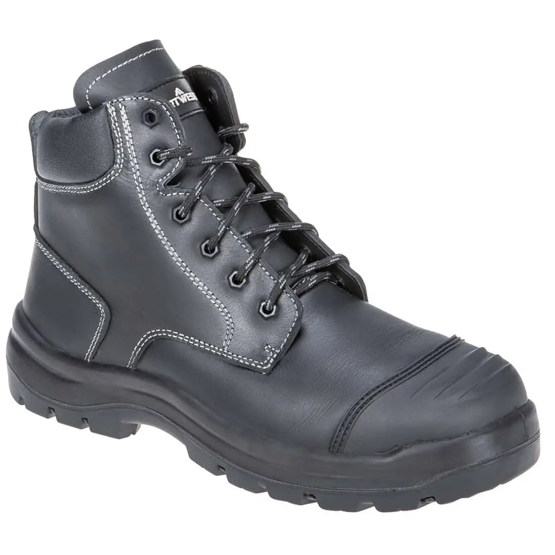 Steel Leather Mid Boot S3 Hro Fo Sc Hi Ci Lg Sr Fd10 - Black - Customisable Boots