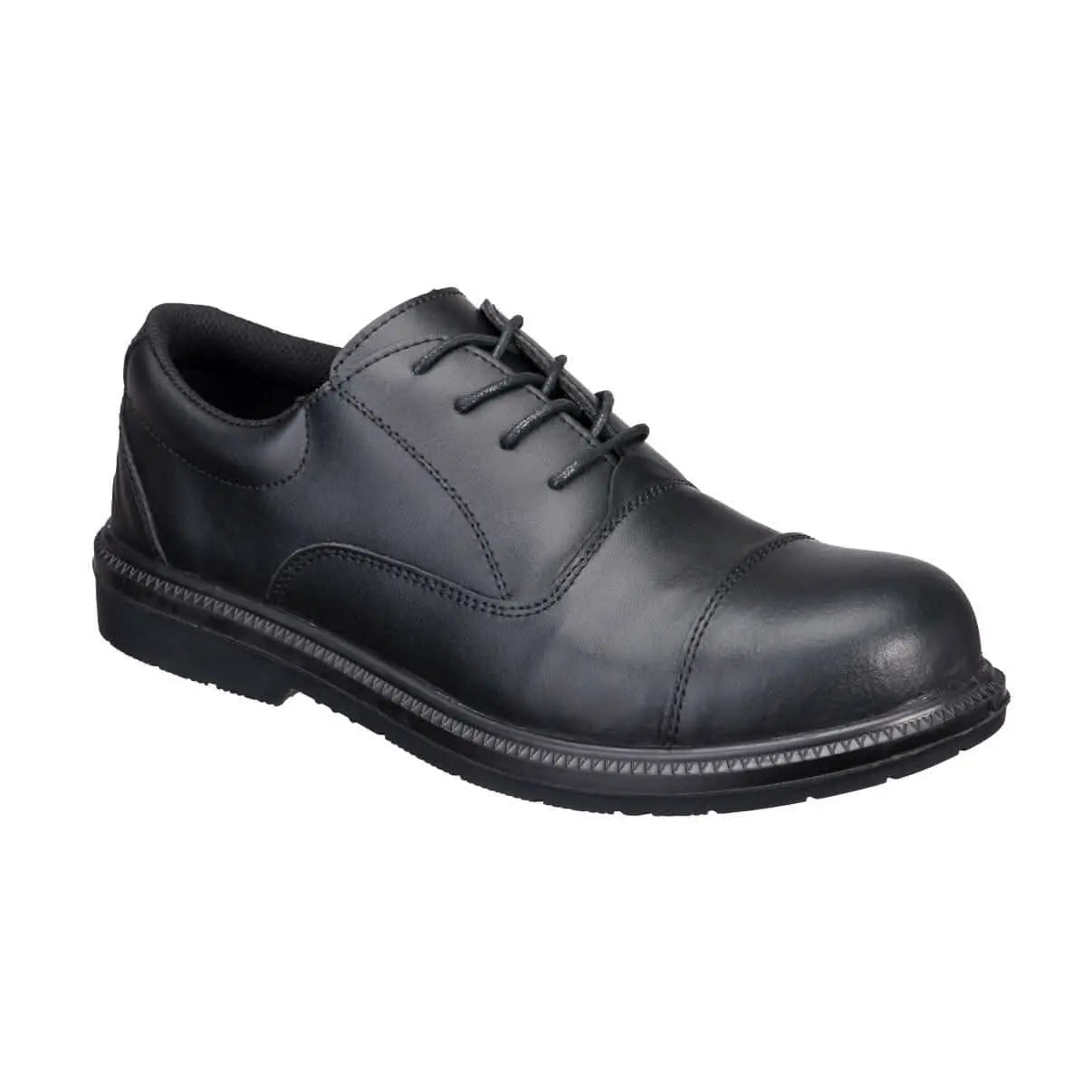 Steel Action Leather Executive Shoe S3 Sr Fo Fd18 - Black - Customisable Executive Safety Shoes