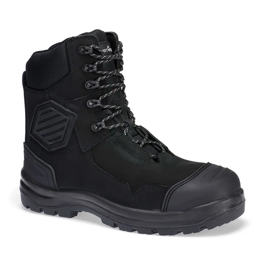 Composite Leather Shin Boot S3 S Hro Fo Sc Hi Ci An Lg Sr Fd22 - Black - Customisable Boots