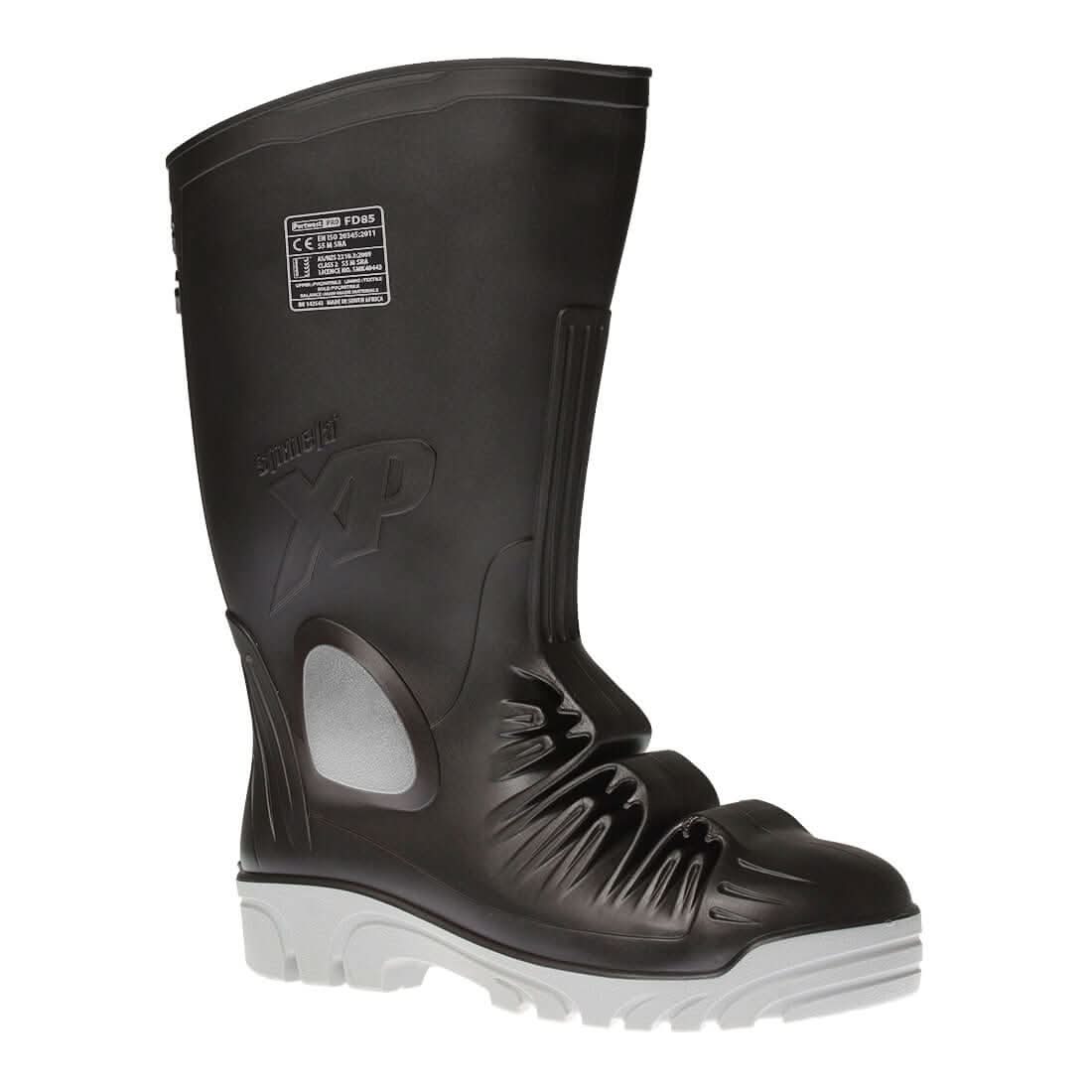 Portwest Mettamax Safety Wellington S5 M FD85 - Black - Customisable Wellingtons