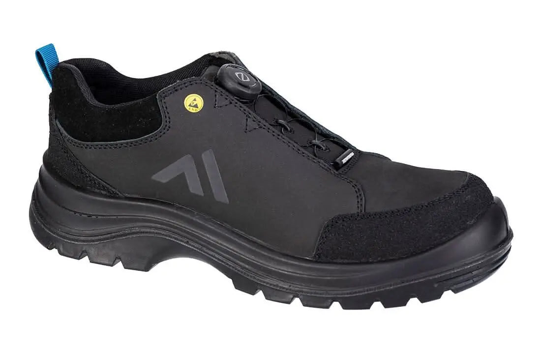Composite Action Nubuck Low Shoe S3 S Esd Sr Fo Fe03 - Black Blue - Customisable Shoes