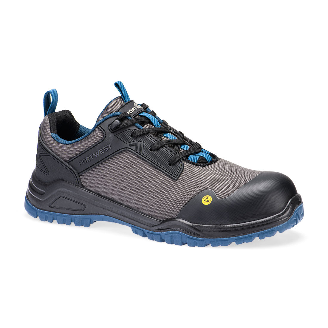 Composite Mesh Low Shoe S3 S Esd Sr Fo Fe11 - Black Teal - Customisable Shoes