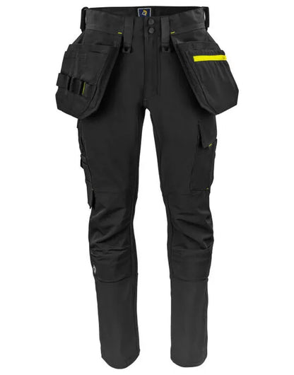 Pro-Job - 5551 Stretch Waistpant - Black - Customisable TROUSERS &amp; JOGPANTS