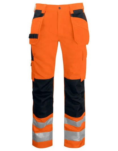 Pro-Job - Prio 6531 EN 1S0 20471 Waistpants Class 2 - Orange Black - Customisable TROUSERS &amp; JOGPANTS