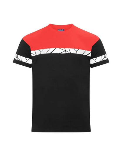 Pro-Job - Progression 7001 T-Shirt - Black Red - Customisable Workwear