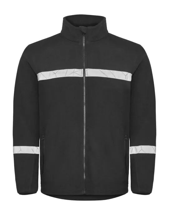 Pro-Job - Progression 7300 Full Zip Fleece - Black Black - Customisable Workwear