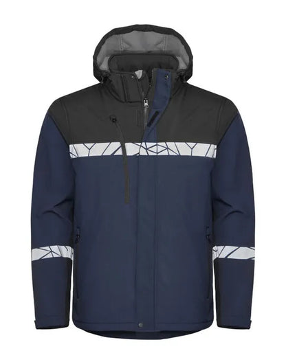 Pro-Job - Progression 7400 Softshell Jacket - Navy Black - Customisable Workwear