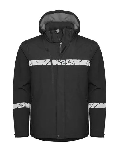 Pro-Job - Progression 7400 Softshell Jacket - Black Black - Customisable Workwear