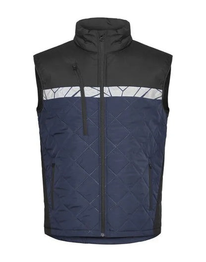 Pro-Job - Progression 7700 Vest - Navy Black - Customisable Workwear