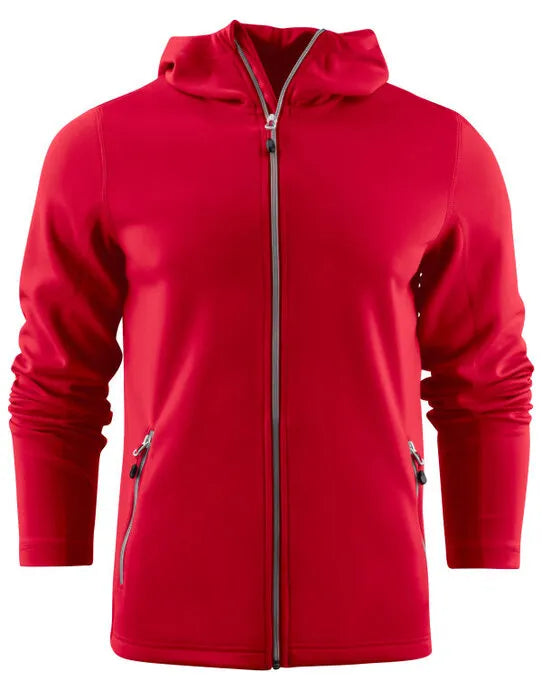 Printer Red Layback Full Zip Hoodie PR2262056