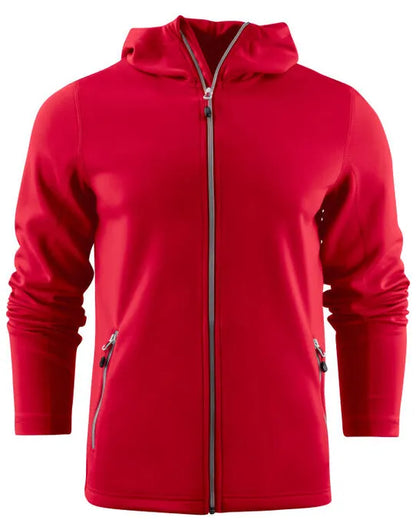Printer Red Layback Full Zip Hoodie PR2262056