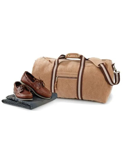 Quadra Desert Canvas Holdall qd613