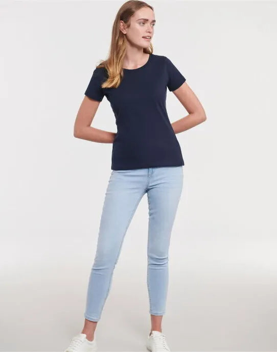Russell Short Sleeve Collection Russell Short Sleeve Ladies Pure Organic T R108F