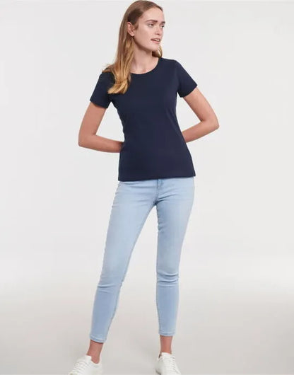Russell Short Sleeve Collection Russell Short Sleeve Ladies Pure Organic T R108F