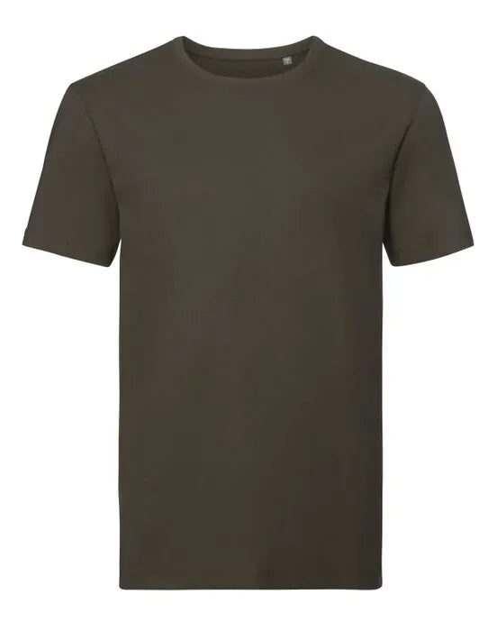 Russell Short Sleeve Collection Russell Short Sleeve Mens Pure Organic T R108M