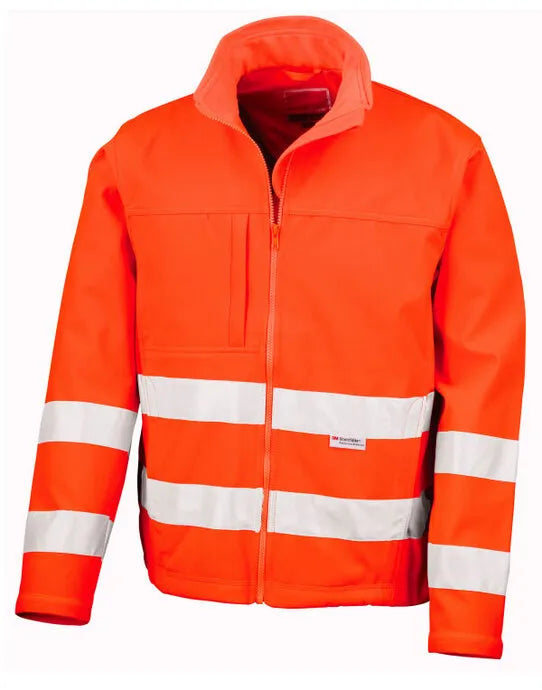 Result SafeGuard Hi Vis Softshell Jacket R117X