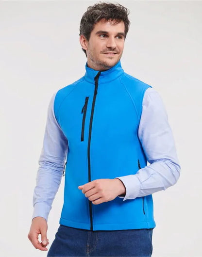 Russell Collection Russell Mens Softshell Gilet r141m