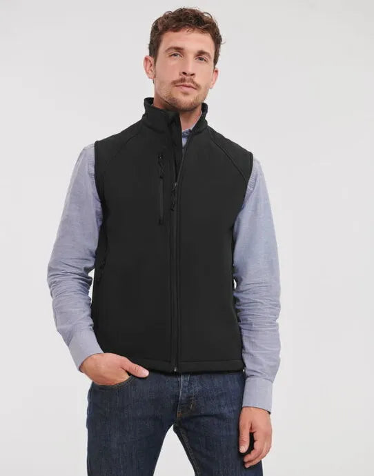 Russell Collection Russell Mens Softshell Gilet r141m