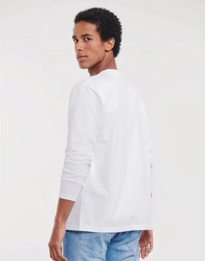 Russell Short Sleeve Collection Russell Short Sleeve Classic Long Sleeve T R180L - - Customisable T-Shirt