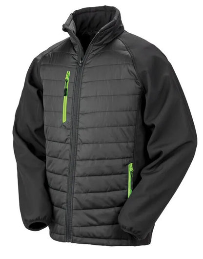 Result Black Compass Softshell Jacket R237X