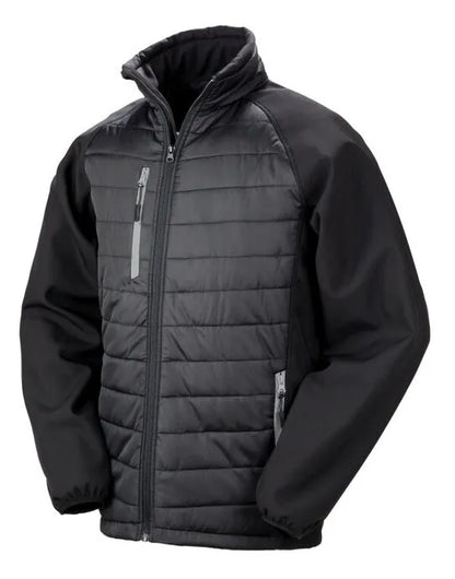 Result Black Compass Softshell Jacket R237X