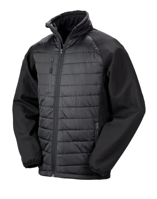 Result Black Compass Softshell Jacket R237X