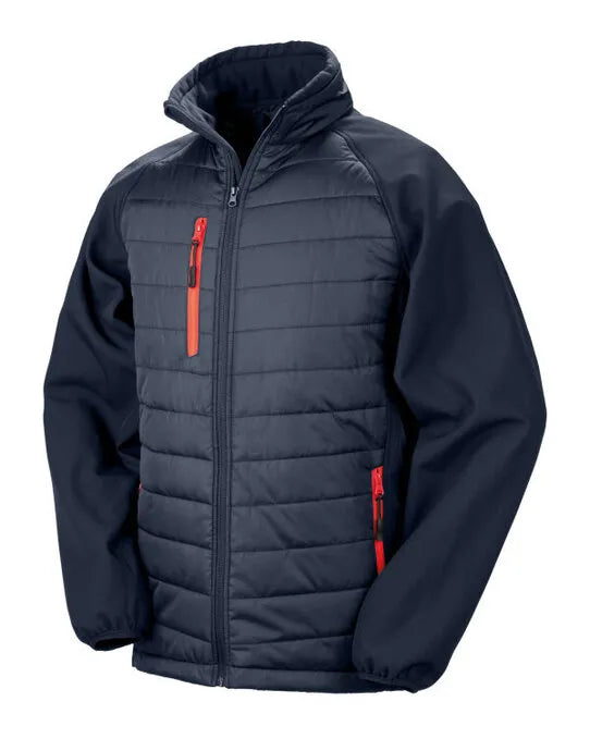 Result Black Compass Softshell Jacket R237X