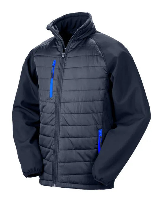 Result Black Compass Softshell Jacket R237X