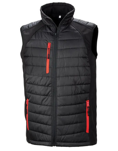 Result Black Compass Softshell Gilet R238X