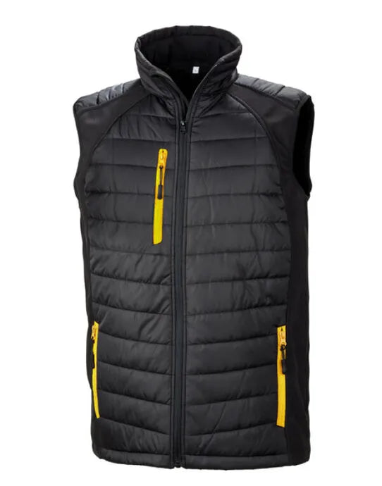 Result Black Compass Softshell Gilet R238X