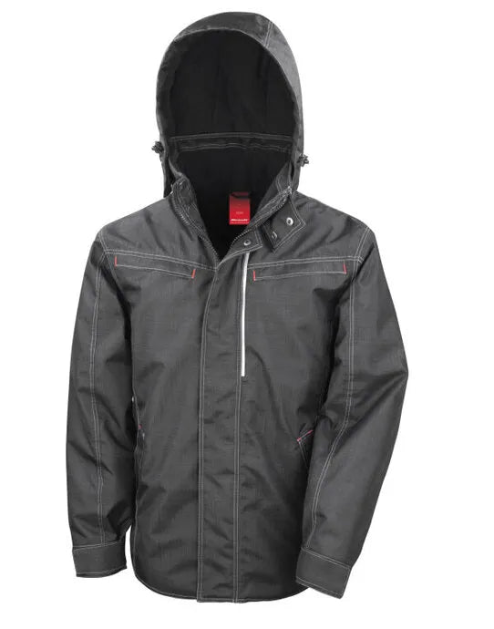 Result Workguard Denim Texture Jacket R326X - - Customisable Jacket