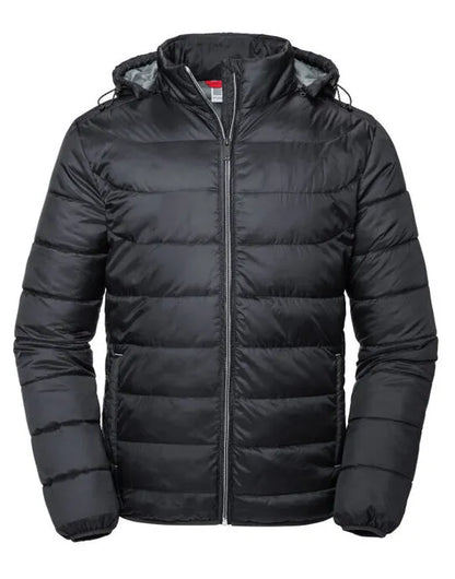 Russell Collection Russell Mens Hooded Nano Jacket R440M