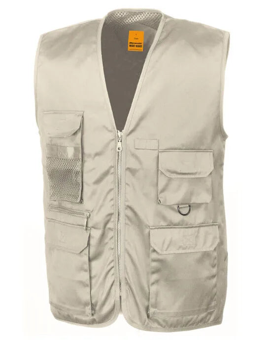 Result Workguard Safari Waistcoat R45X