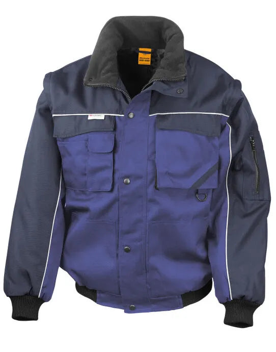 Result Workguard Zip Sleeve Pilot Jacket R71X
