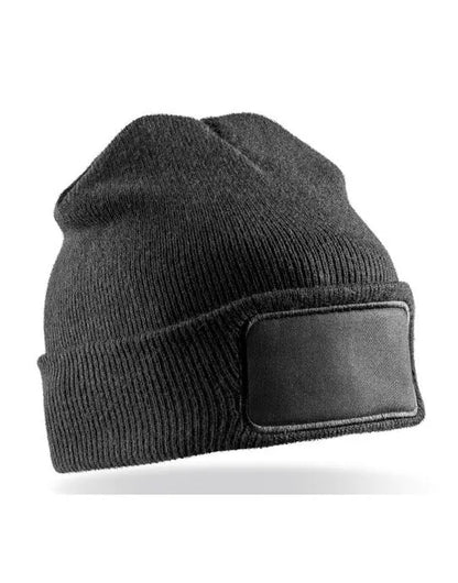 Result Recycled Dble Knit Printer Beanie rc927x