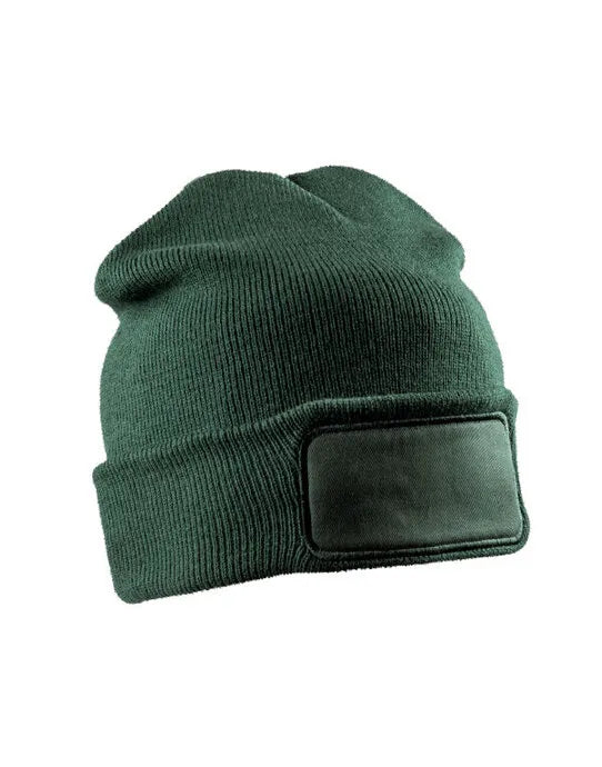 Result Recycled Dble Knit Printer Beanie rc927x