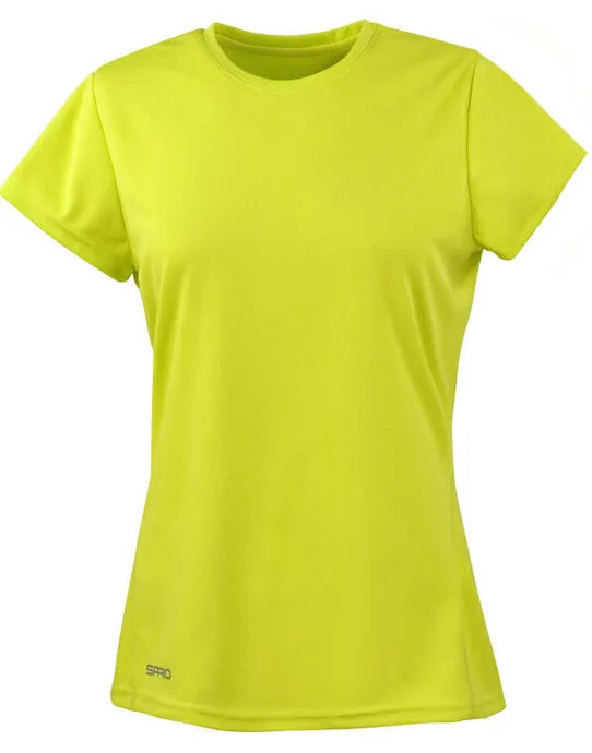Spiro Ladies Quick Dry S/Sleeve T-Shirt S253F