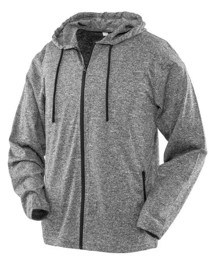 Spiro Fitness Mens Hooded Tee Jacket s277m