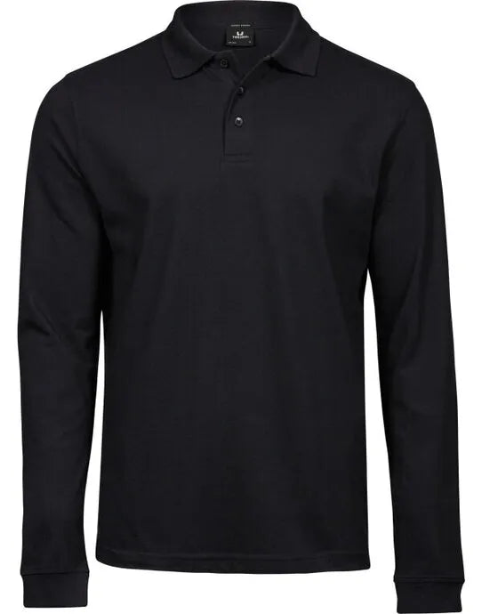 Tee Jays Mens Luxury L/S Stretch Polo TJ1406