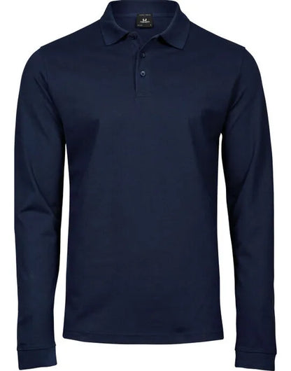 Tee Jays Mens Luxury L/S Stretch Polo TJ1406