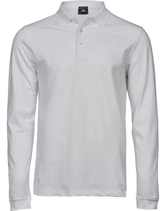 Tee Jays Mens Luxury L/S Stretch Polo TJ1406