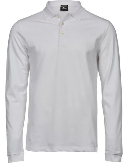 Tee Jays Mens Luxury L/S Stretch Polo TJ1406
