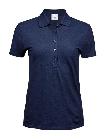 Ladies Luxury Stretch Polo Tj145 - Denim M - Customisable POLO SHIRTS