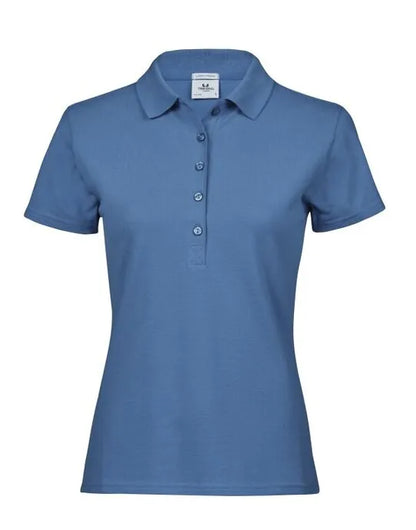 Ladies Luxury Stretch Polo Tj145 - Ocean Blue 3XL - Customisable POLO SHIRTS
