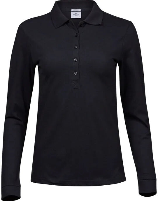 Tee Jays Ladies Luxury L/S Stretch Polo TJ146